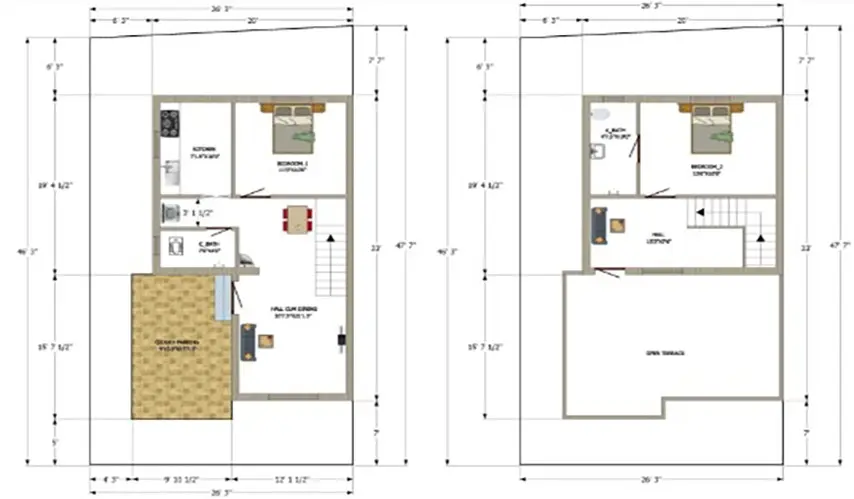 31800_twobhk_1095_Villa sai-1095